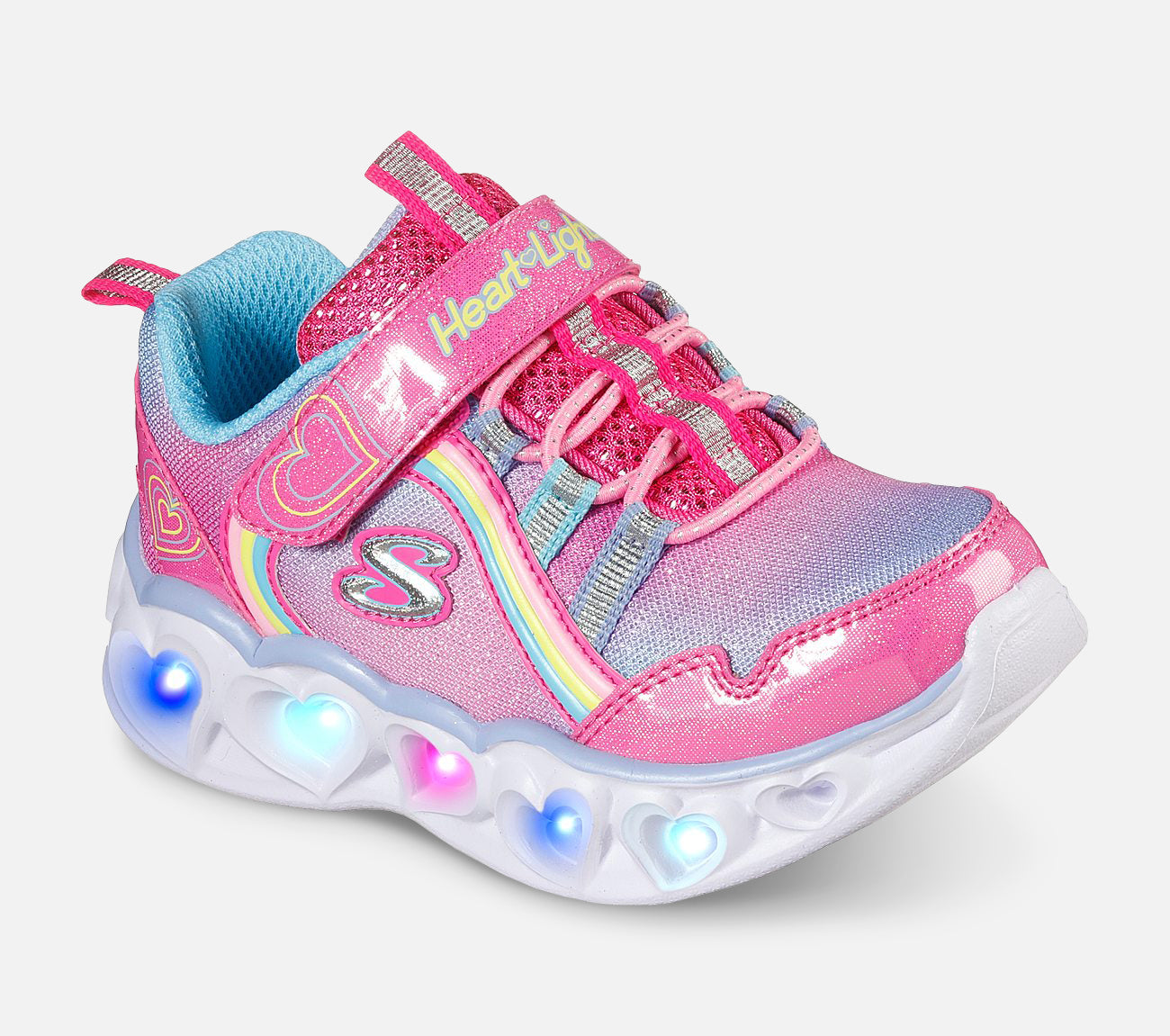 Hearts Lights - Rainbow Lux Shoe Skechers