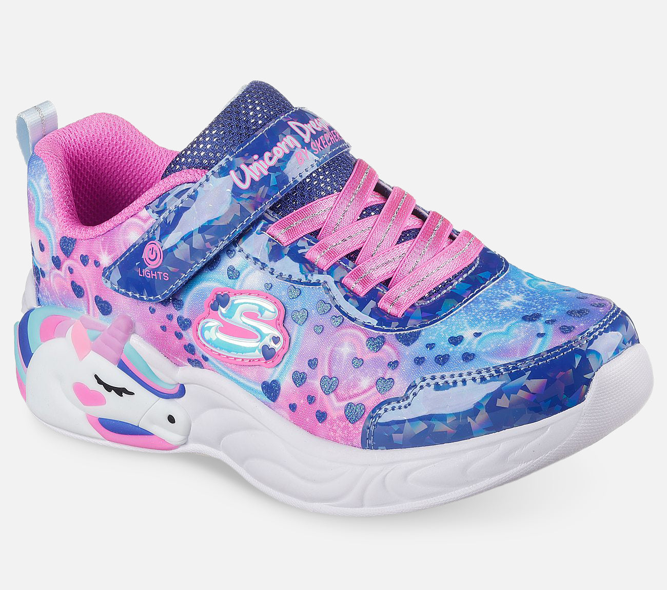 S-Lights: Unicorn Dreams - Heart Sparkles Shoe Skechers.fi
