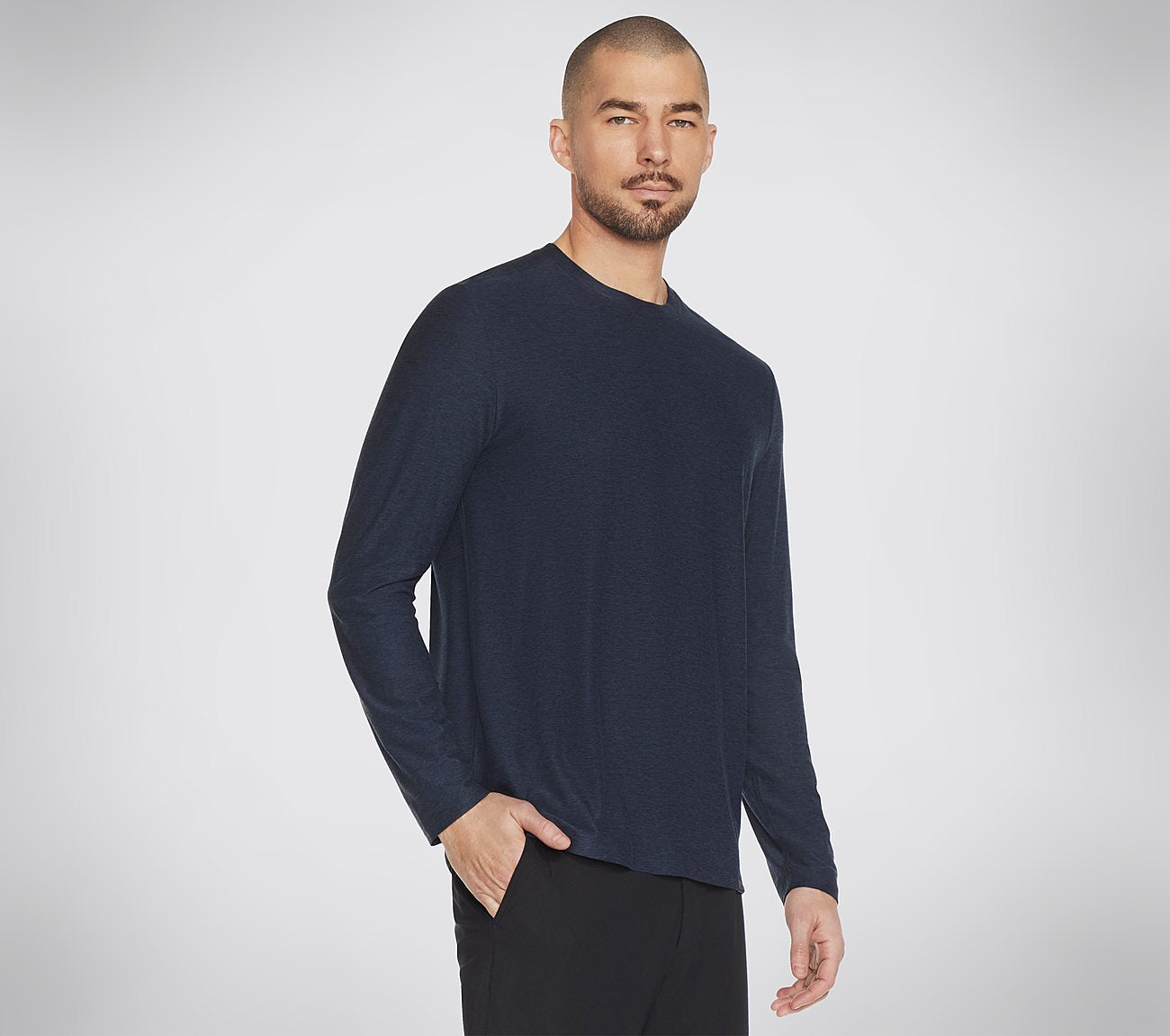 GO DRI - All Day Long Sleeve Tee Clothes Skechers.fi