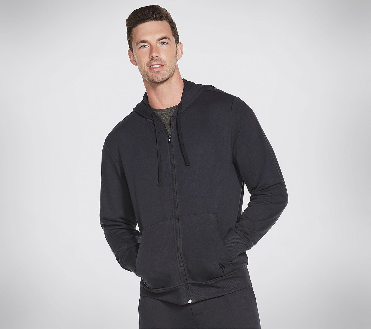 GO WALK Everywhere Full Zip Hoodie Clothes Skechers.fi