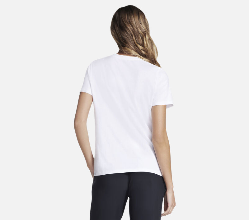 Floral Diamond Classic Crew Tee Clothes Skechers.fi